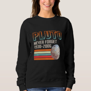 Sudadera Nunca Olvidar la cosecha retro del espacio del plu