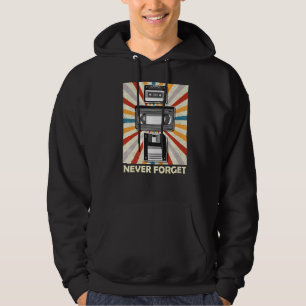 Sudadera Nunca Olvide Tee Funny Videocassette Disquete V