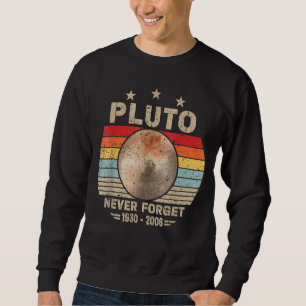 Sudadera Nunca olviden la ciencia de la astronomía Pluto Re