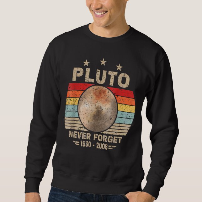 Sudadera Nunca olviden la ciencia de la astronomía Pluto Re (Anverso)