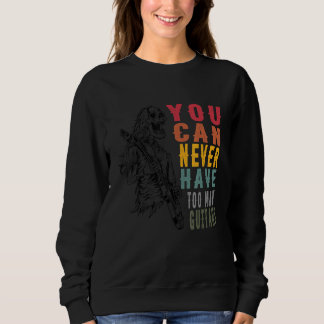 Sudadera Nunca Puedes Tener Demasiadas Guitarras Música  Gu
