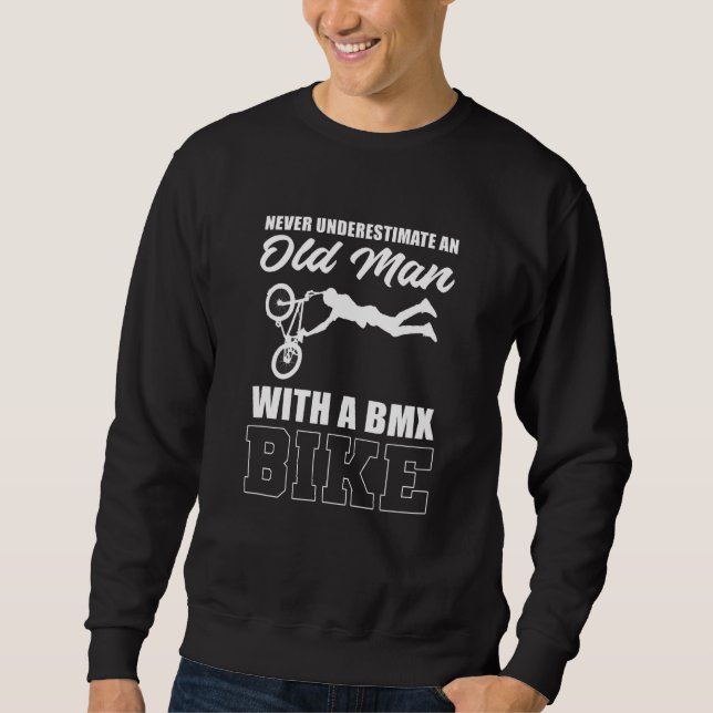 Sudadera Nunca subestimar al ciclista profesional (Anverso)