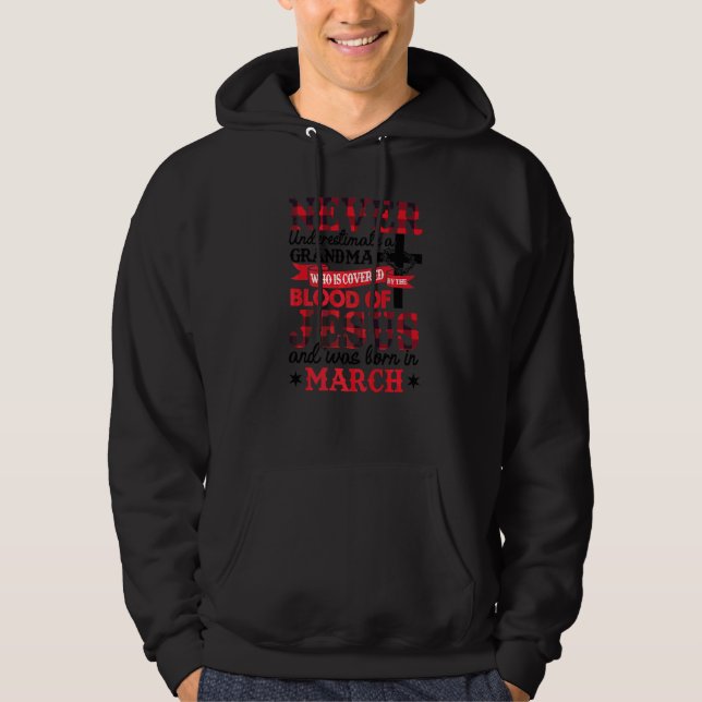 Sudadera Nunca subestimes a la abuela Marchar Cumpleaños Mo (Anverso)