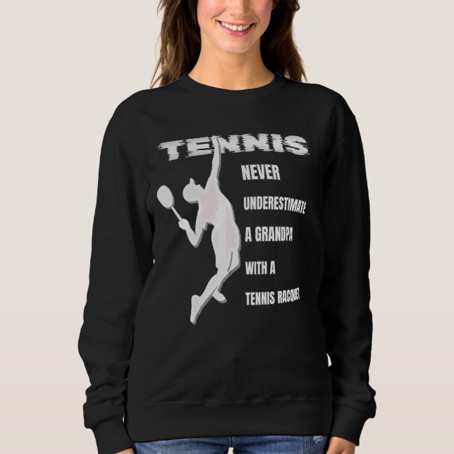 Sudadera Nunca Subestimes A Un Abuelo Con Una Carrera De Te (Anverso)
