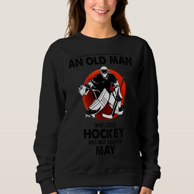Sudadera Nunca subestimes a un anciano que ama las Mamáes d (Anverso)