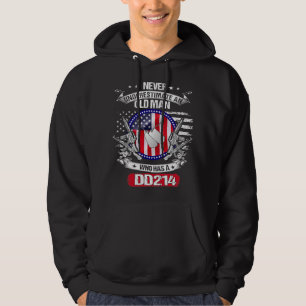 Sudadera Nunca Subestimes A Un Viejo Que Tiene Un Vet DD214