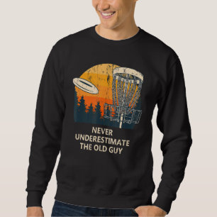 Sudadera Nunca Subestimes El Antiguo Disco Guy Golf Dad Gol