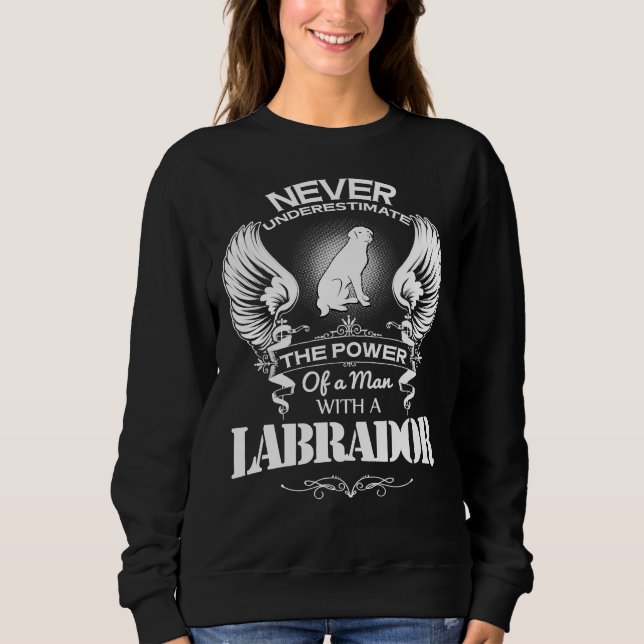 Sudadera Nunca Subestimes El Poder De Un Hombre Con Un Trab (Anverso)