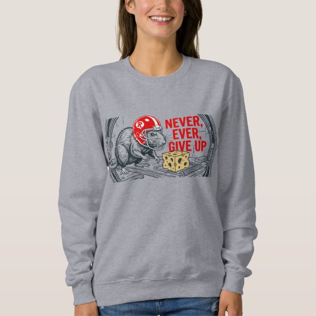 Sudadera Nunca te rindas 2 (Anverso)