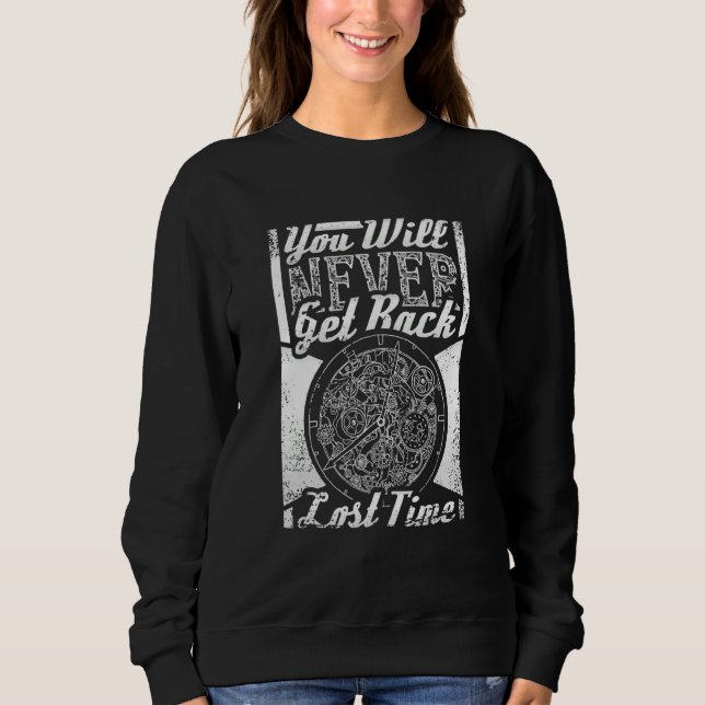 Sudadera Nunca Volverás Al Tiempo Perdido Steampunk (Anverso)