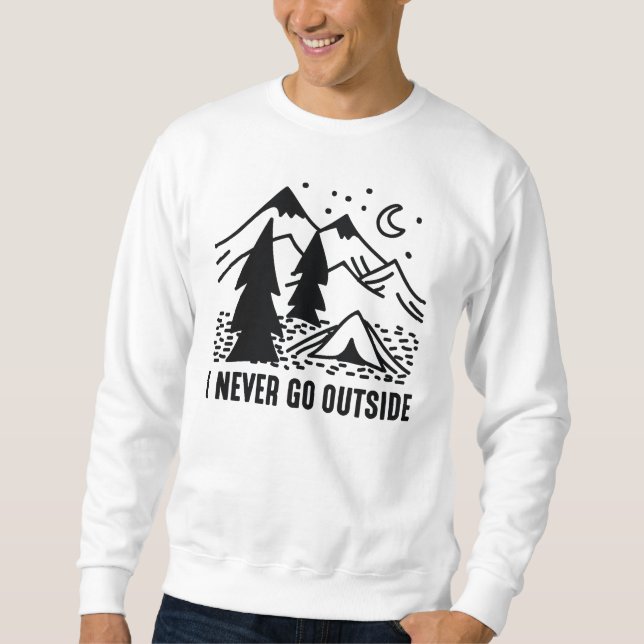 Sudadera Nunca Voy Fuera (Anverso)