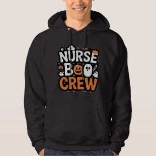 Sudadera Nurse Boo Crew Halloween Héroe de la Salud Espel