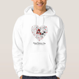 Sudadera Nurse Engineer Teacher Professional Valentine Hear