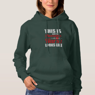 Sudadera Nurse Gift   Esto Es Lo Que Una Enfermera Impresio