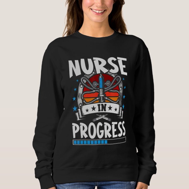 Sudadera Nurse In Progress Trainee Student (Anverso)