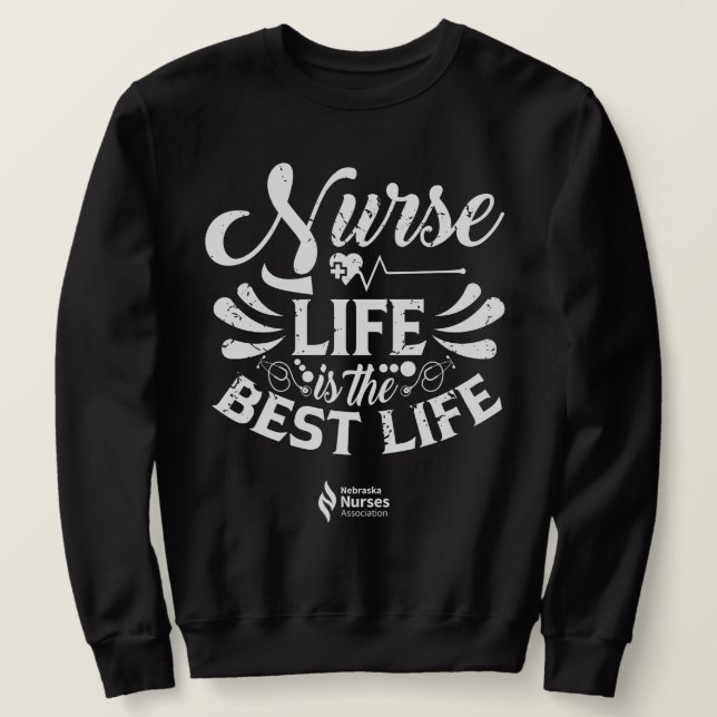 Sudadera Nurse Life Dark Colour Sweatshirt (Anverso del diseño)
