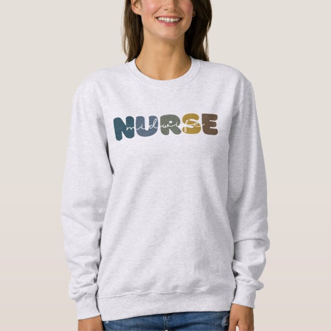 Sudadera Nurse Midwife (Anverso)