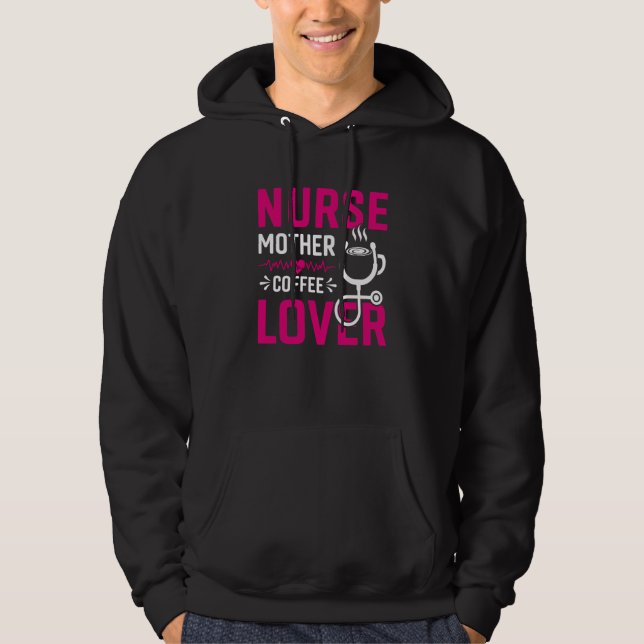 Sudadera Nurse Mother Coffee (Anverso)