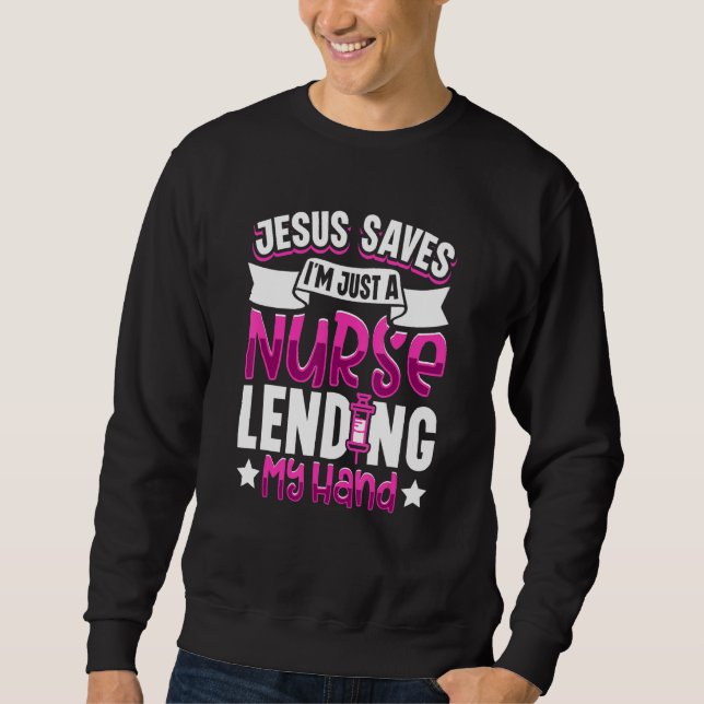 Sudadera Nurse Nursing Clinic Medical Stuff Paramedic Medic (Anverso)