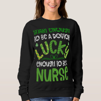 Sudadera Nurse St Patricks Day  For Nurses Lucky  Nursing