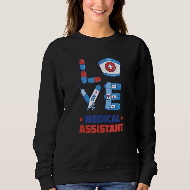 Sudadera Nurse Tool Lifesavers Nursing Love Life Heart Vint (Anverso)