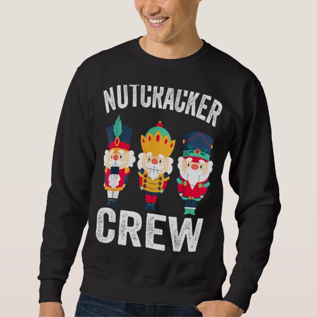 Sudadera Nutcracker Crew Navidades Nutcracker Kids Funny Xm (Anverso)
