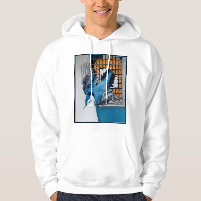 Sudadera Nuthatch blanco en nieve - foto original (Anverso)