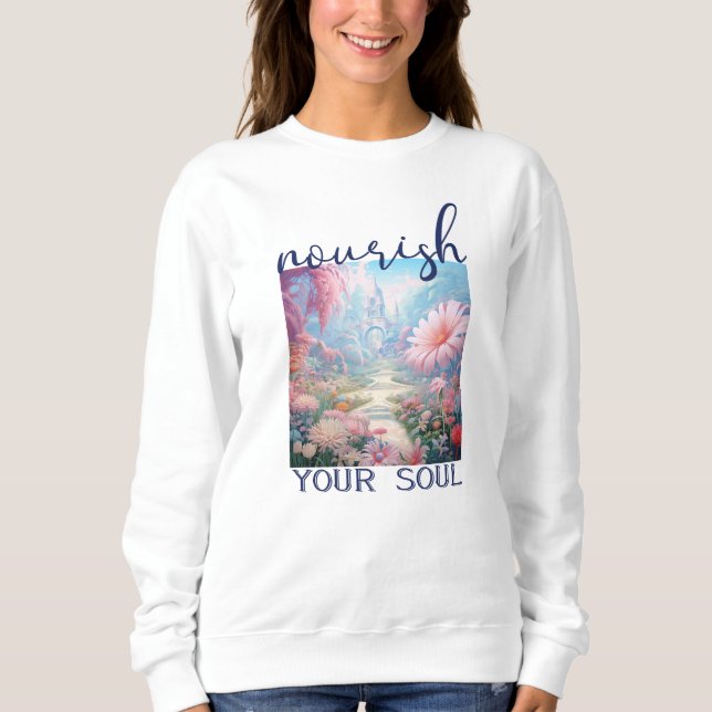 Sudadera Nutre tu alma (Anverso)