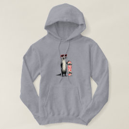 Sudadera Nutria patinadora adorable – Diseño de monopatín c