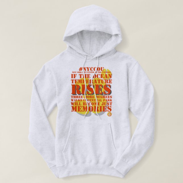 Sudadera NYCCOU TRES GRADOS MÁS 1b Hoodie (Diseño del anverso)