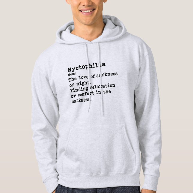 Sudadera Nyctophilia: Cadáveres de colores claros (Anverso)