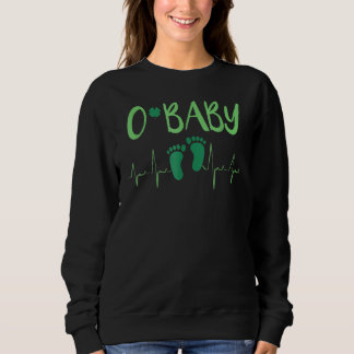 Sudadera O Baby L&D Nurse St Patrick's Day Labor & Delivery