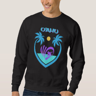 Sudadera Oahu Hawaii Playa de Surf Maui Palmas Regalo de Ol