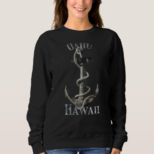 Sudadera Oahu Hawaii Vacaciones Ancla Náutica Navegación