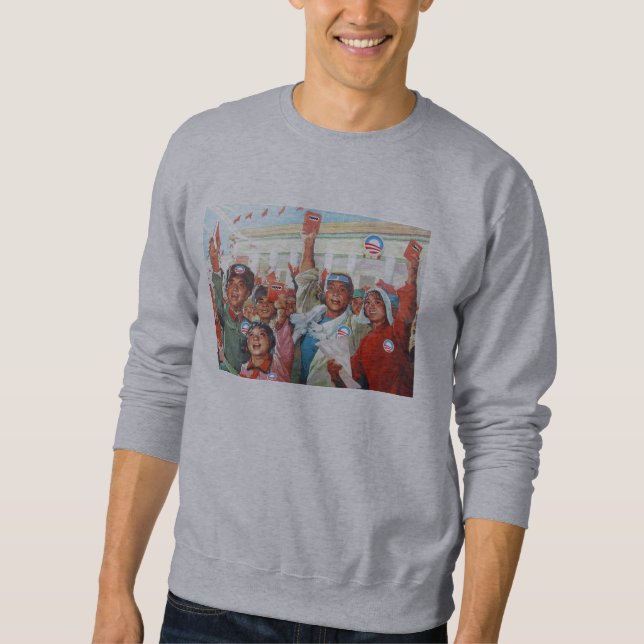 Sudadera ¡Obama! Camiseta (Anverso)