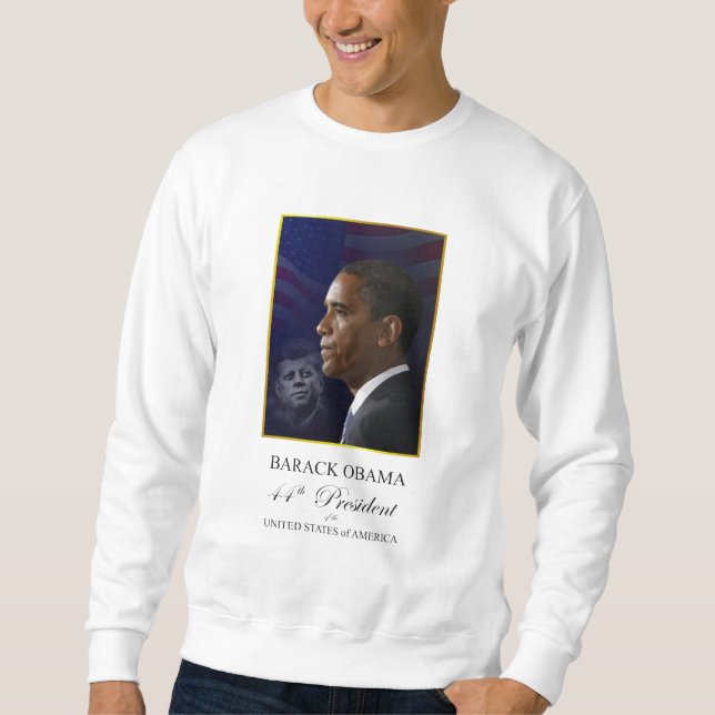 Sudadera Obama con la camiseta conmemorativa de Kennedy (Anverso)