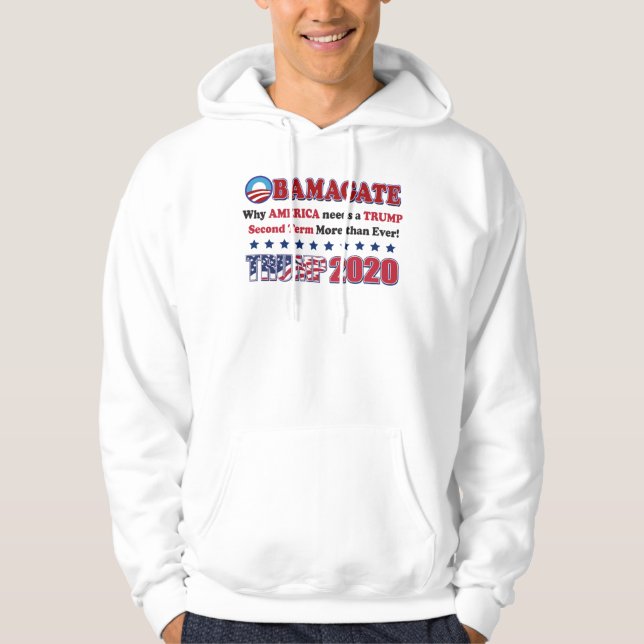 Sudadera Obamagato - Trump 2020 (Anverso)