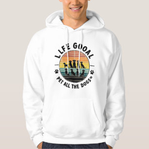 Sudadera Objetivo de vida Acariciar a todos los perros Copi