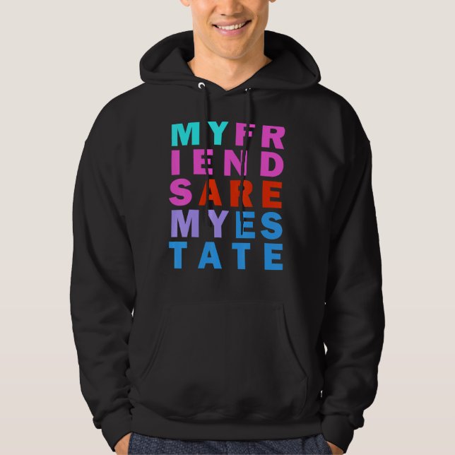 Sudadera Objetivos de amistad Cita Inspiradora arcoiris (Anverso)