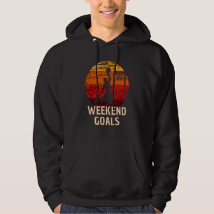 Sudadera Objetivos de fin de semana de baloncesto Vintage R