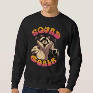 Sudadera Objetivos de grupo Gatos mapaches prohibidos Basur