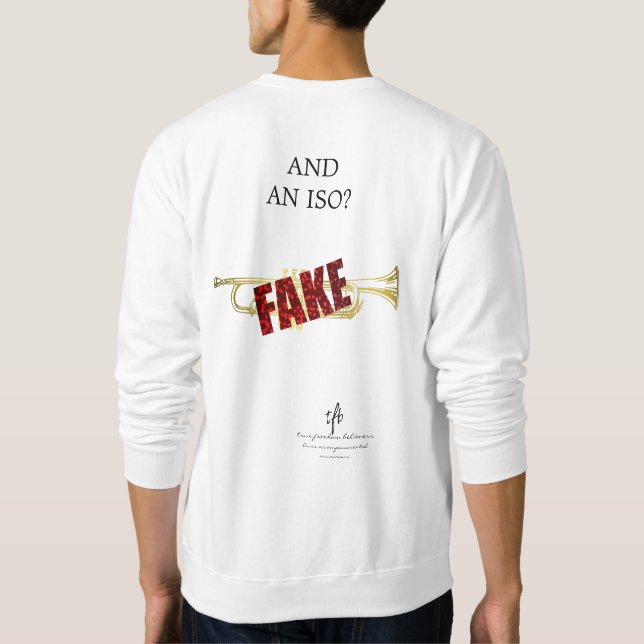 Sudadera Objetos En Forma De Instrumento Que Trumpet Bl. Tx (Reverso)
