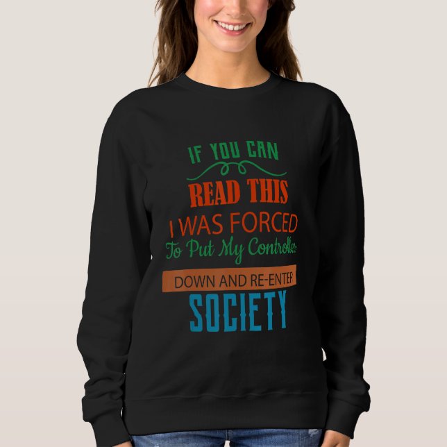 Sudadera Obligado A Bajar El Humor De Mi Controlador (Anverso)