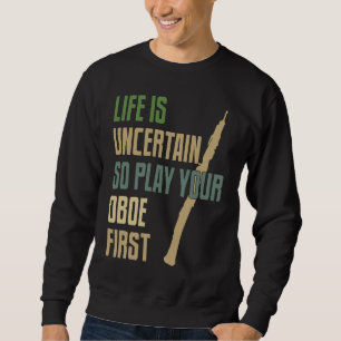 Sudadera Oboe Player Retro Style