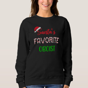 Sudadera Oboísta favorita de Santa Pijama divertido de ob