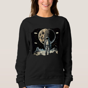Sudadera Obra de arte de astronauta en el espacio 2