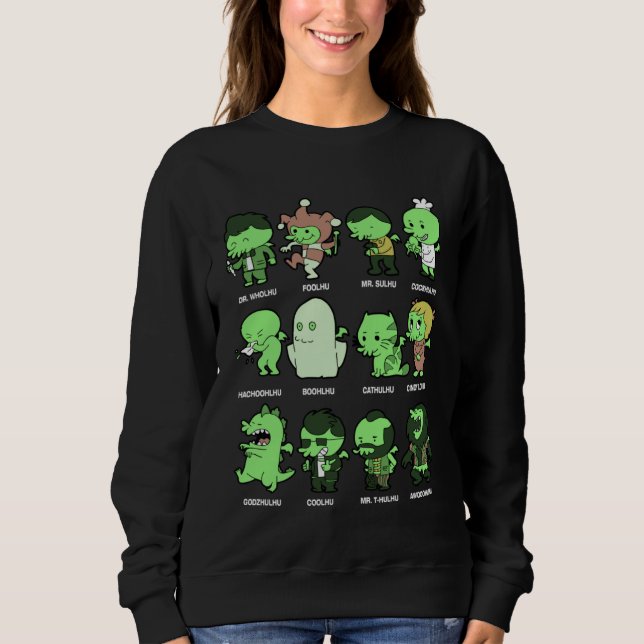Sudadera Obra de arte de cosplay del mito de Cthulhus lindo (Anverso)