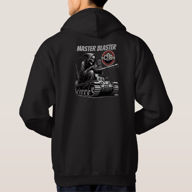 Sudadera Obra de arte de Hoodie Master Blaster (Reverso)