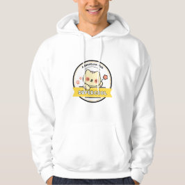 Sudadera obra de arte de ilustración de tipografía
