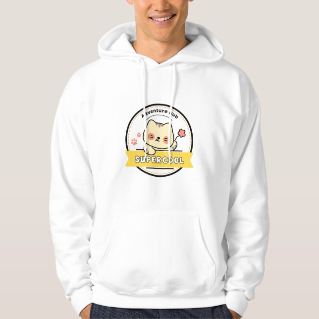 Sudadera obra de arte de ilustración de tipografía (Anverso)